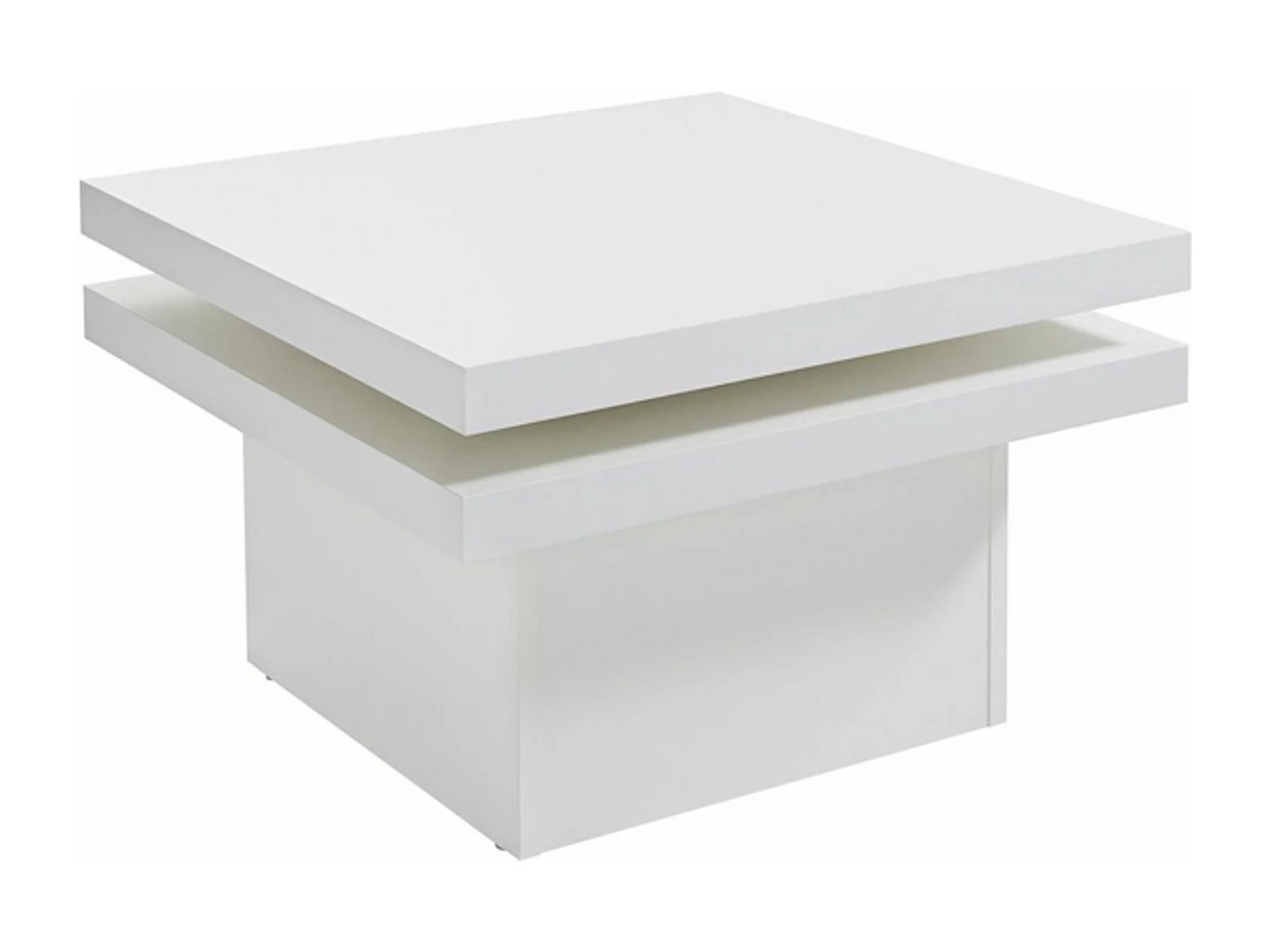 COUCHTISCH Prag weiß 67 / 67 / 42cm