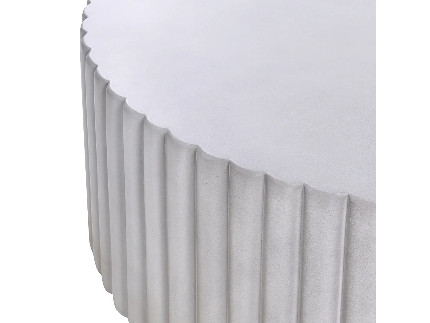 Table basse POZZA 117 cm 117 cm Gris