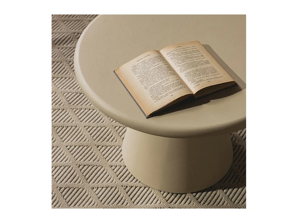 Couchtisch 60x60x40 cm beige Mestre