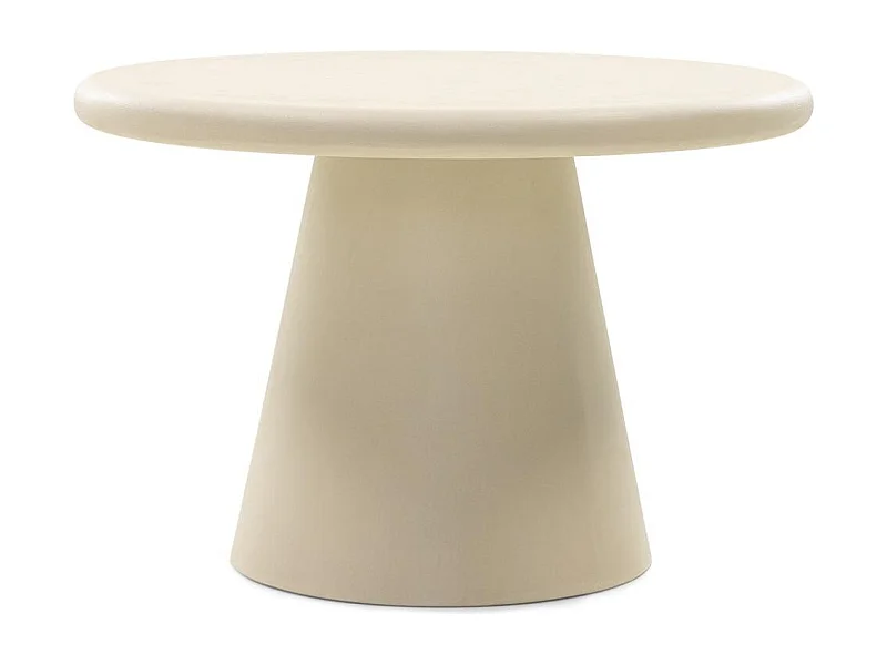 Table basse 60x60x40 cm beige mestre