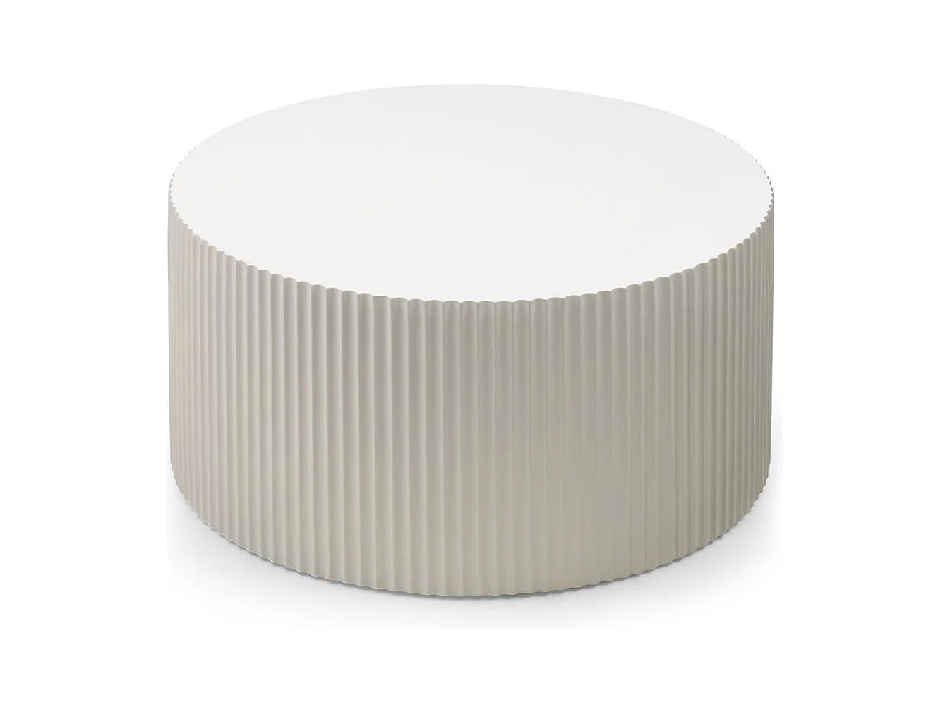 Salontafelset 60x60x35 cm grijs-beige Zeo