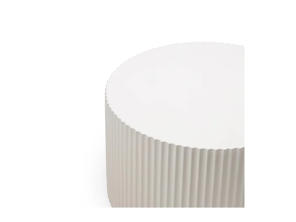 Salontafelset 60x60x35 cm grijs-beige Zeo