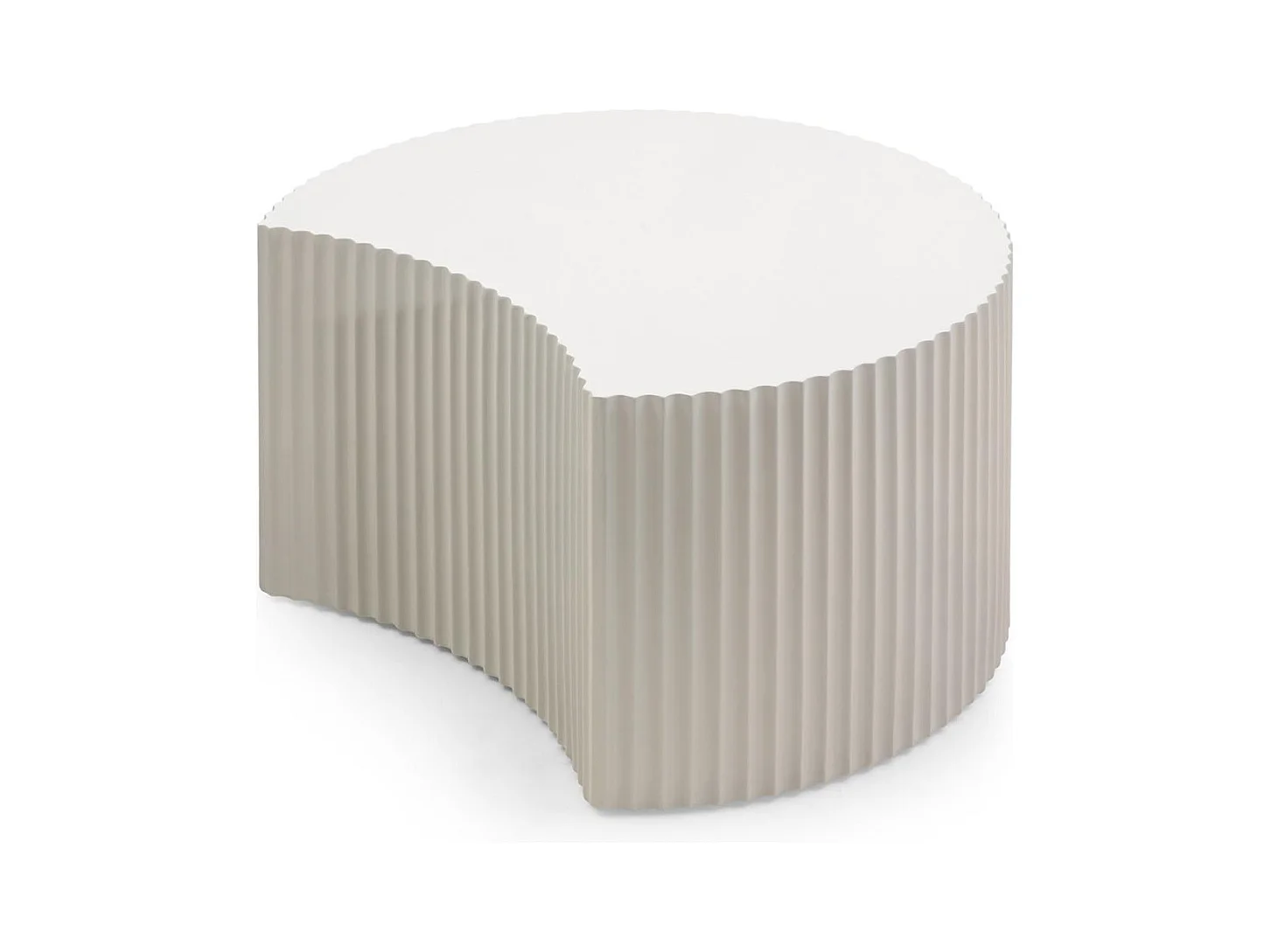 Couchtisch-Set 60x60x35 cm grau-beige Zeo