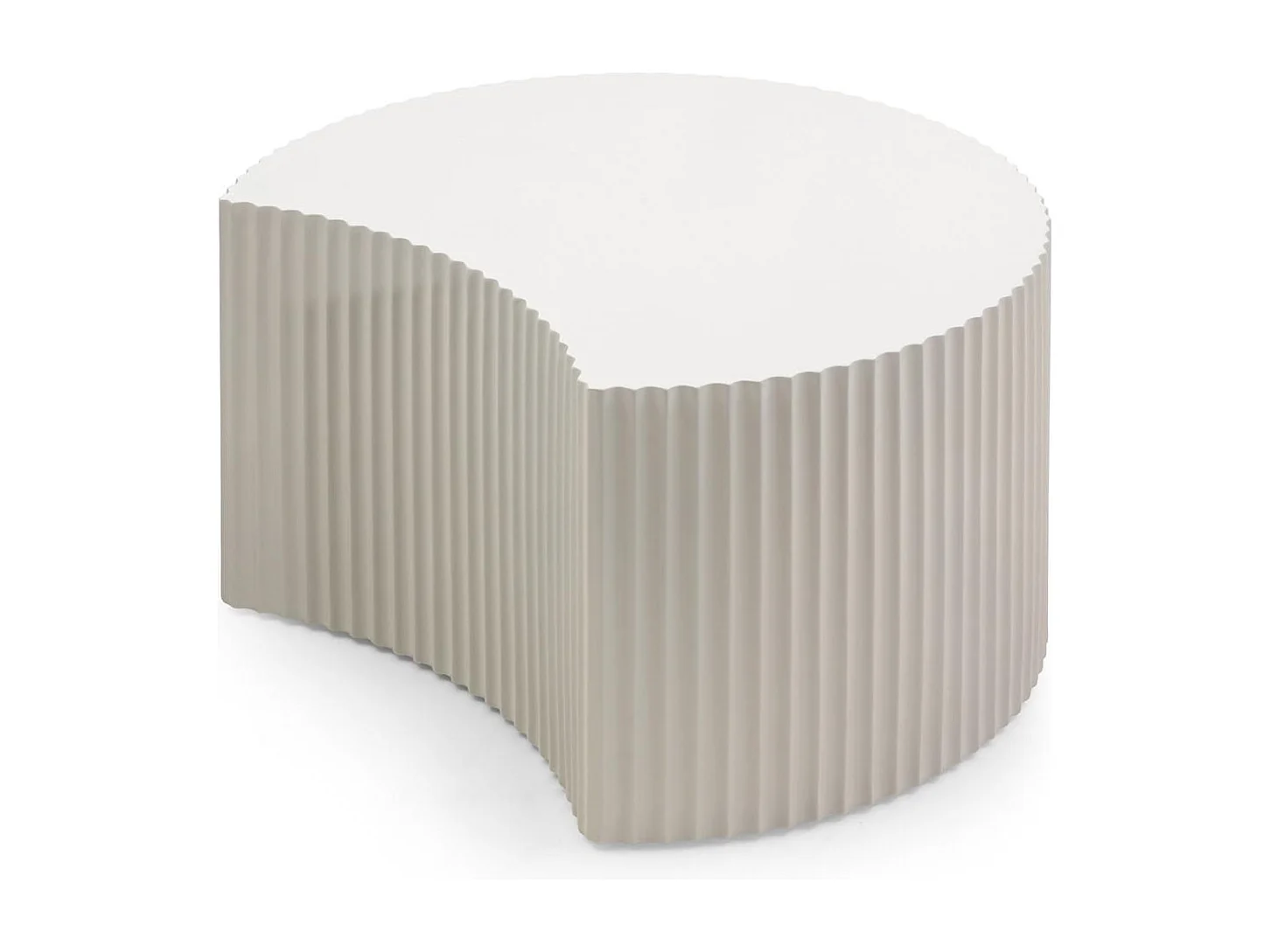 Ensemble de tables basses 60x60x35 cm gris-beige Zeo