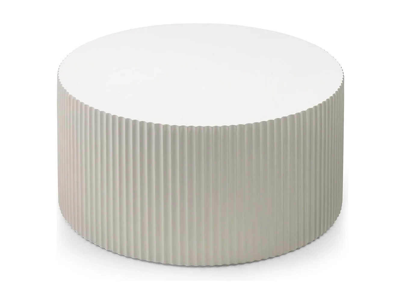 Ensemble de tables basses 60x60x35 cm gris-beige Zeo