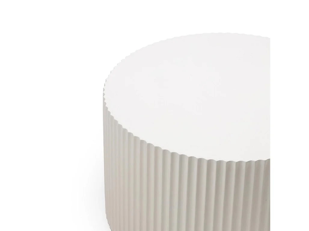 Ensemble de tables basses 60x60x35 cm gris-beige Zeo