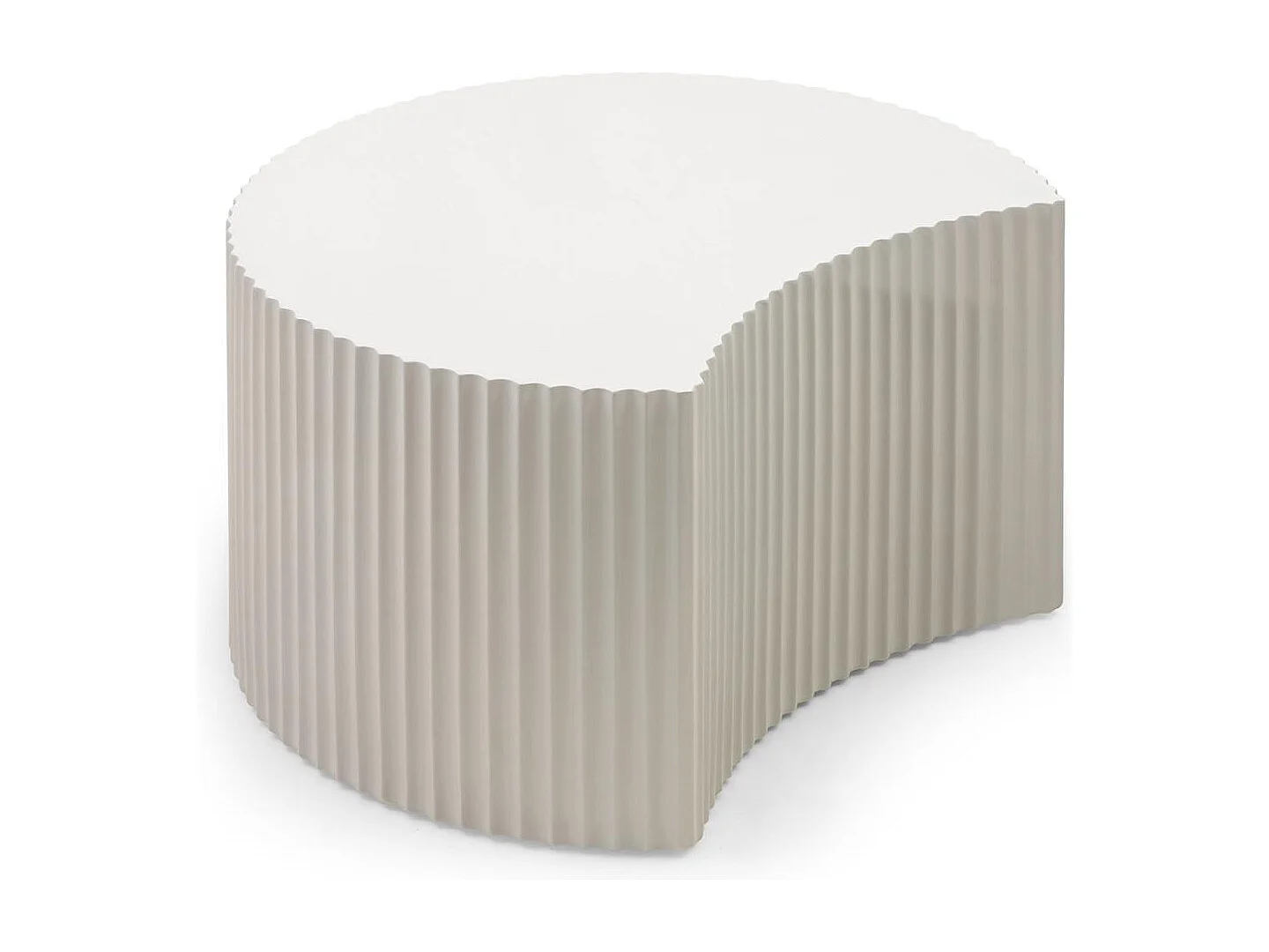 Ensemble de tables basses 60x60x35 cm gris-beige Zeo