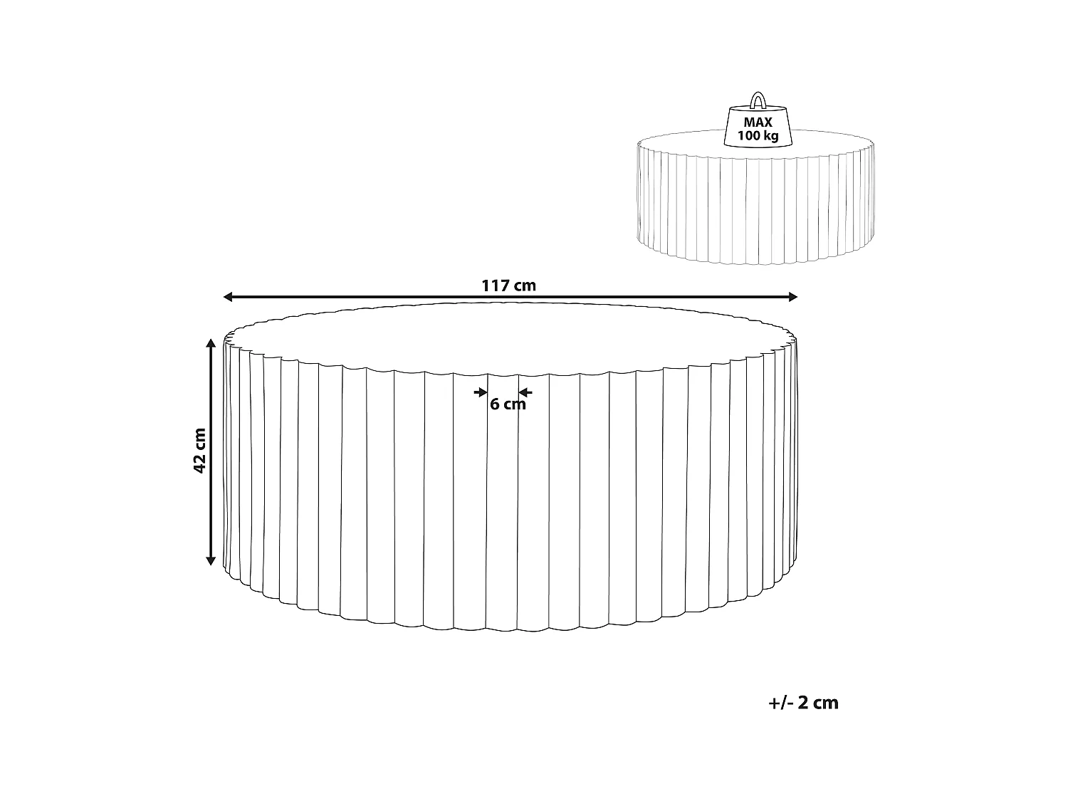 Table basse POZZA Noir