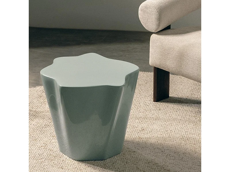 Mesa auxiliar 49x49x45 cm color salvia Fior