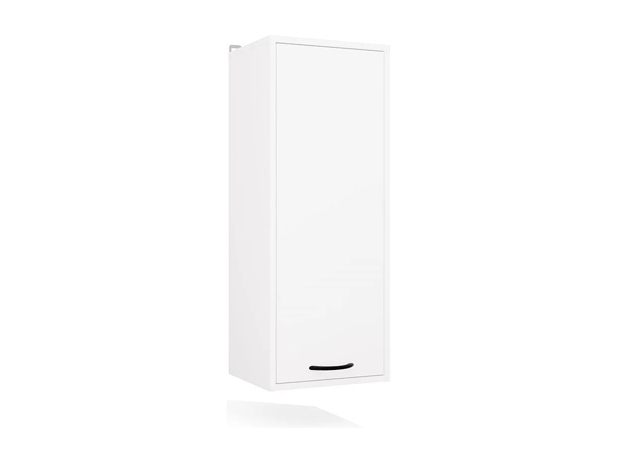 NINA - Mueble de pared para baño con 3 estantes - Blanco