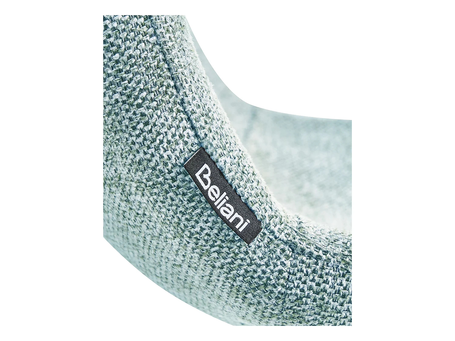 Lot de 4 chaises de salle à manger CALDWELL Tissu Vert menthe