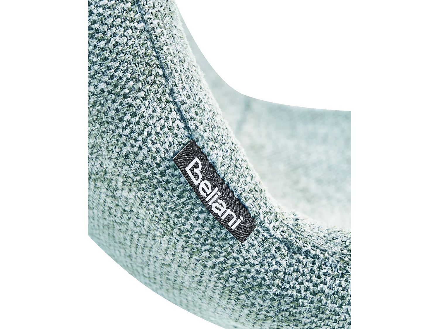 Lot de 4 chaises de salle à manger CALDWELL Tissu Vert menthe