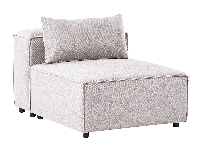 Module fauteuil BRANDE Tissu Marron clair