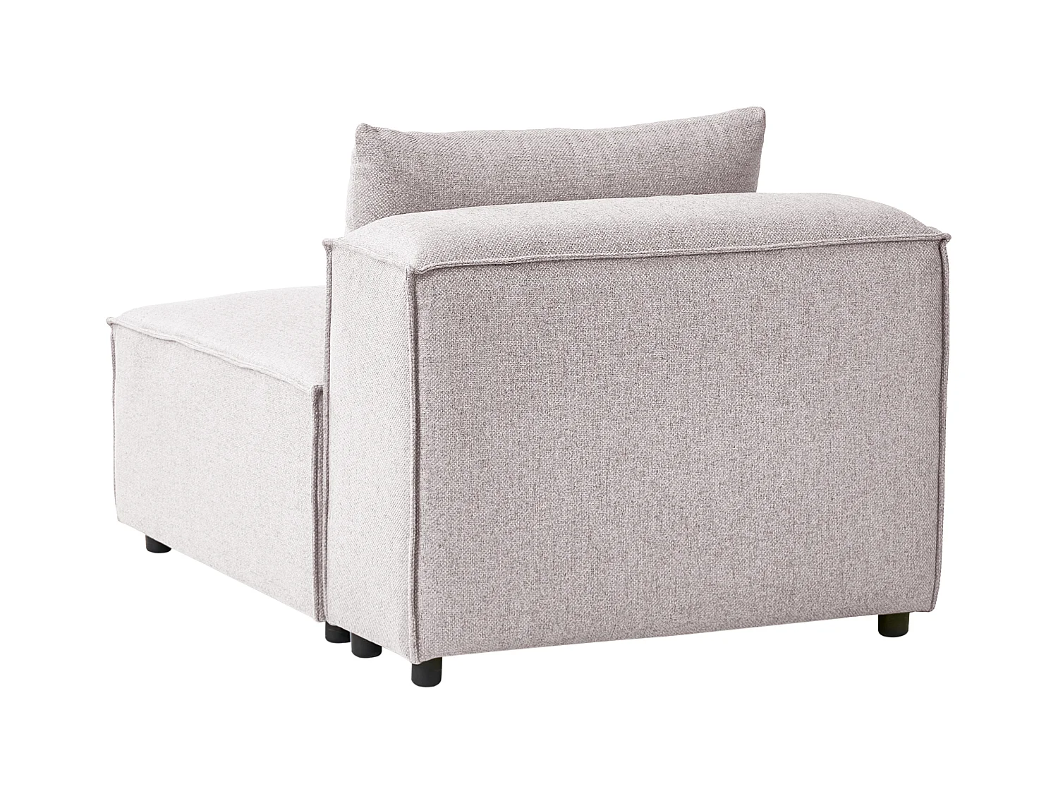 Module fauteuil BRANDE Tissu Marron clair