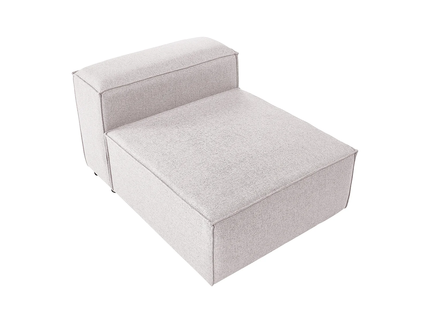 Module fauteuil BRANDE Tissu Marron clair