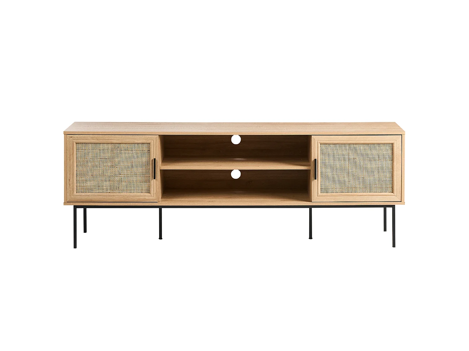 TV Stand PASCO Rattan Light Brown