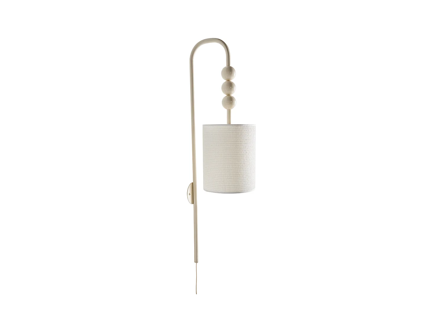 Lampe murale LOKY Métal Beige