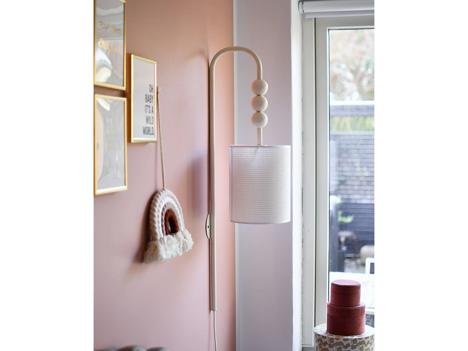 Wall Lamp LOKY Beige Metal