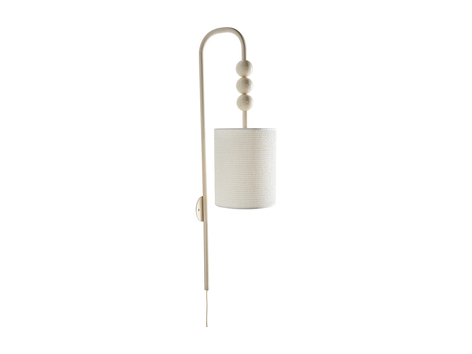 Lampe murale LOKY Métal Beige