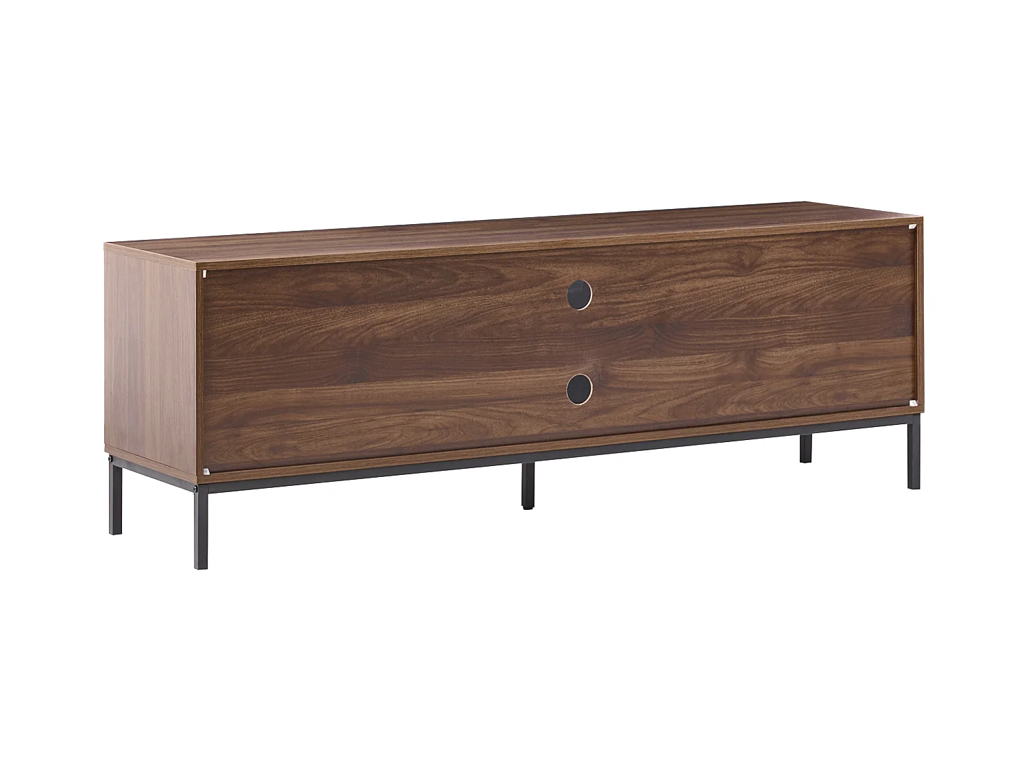 Meuble TV CARAQUET Marron foncé