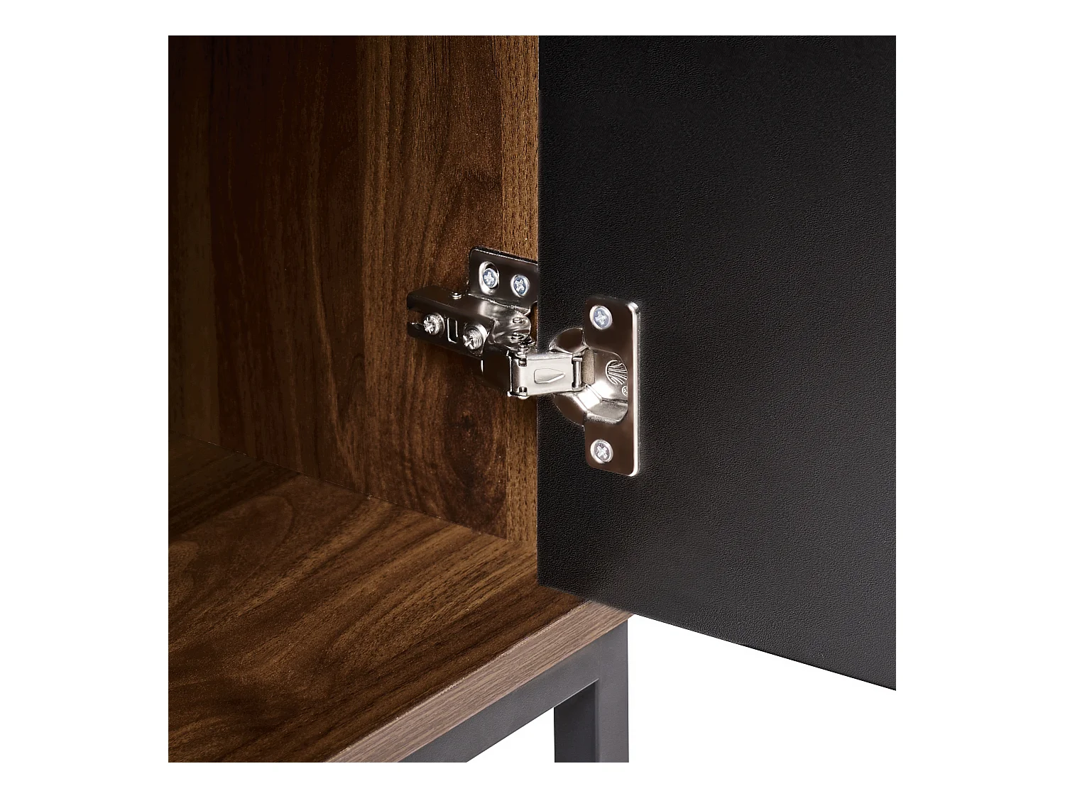 Meuble TV CARAQUET Marron foncé