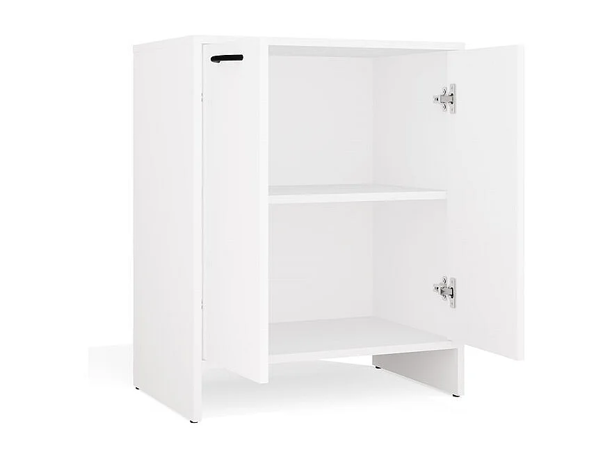 NINA - Mueble de baño para debajo del lavabo con 2 puertas - Blanco