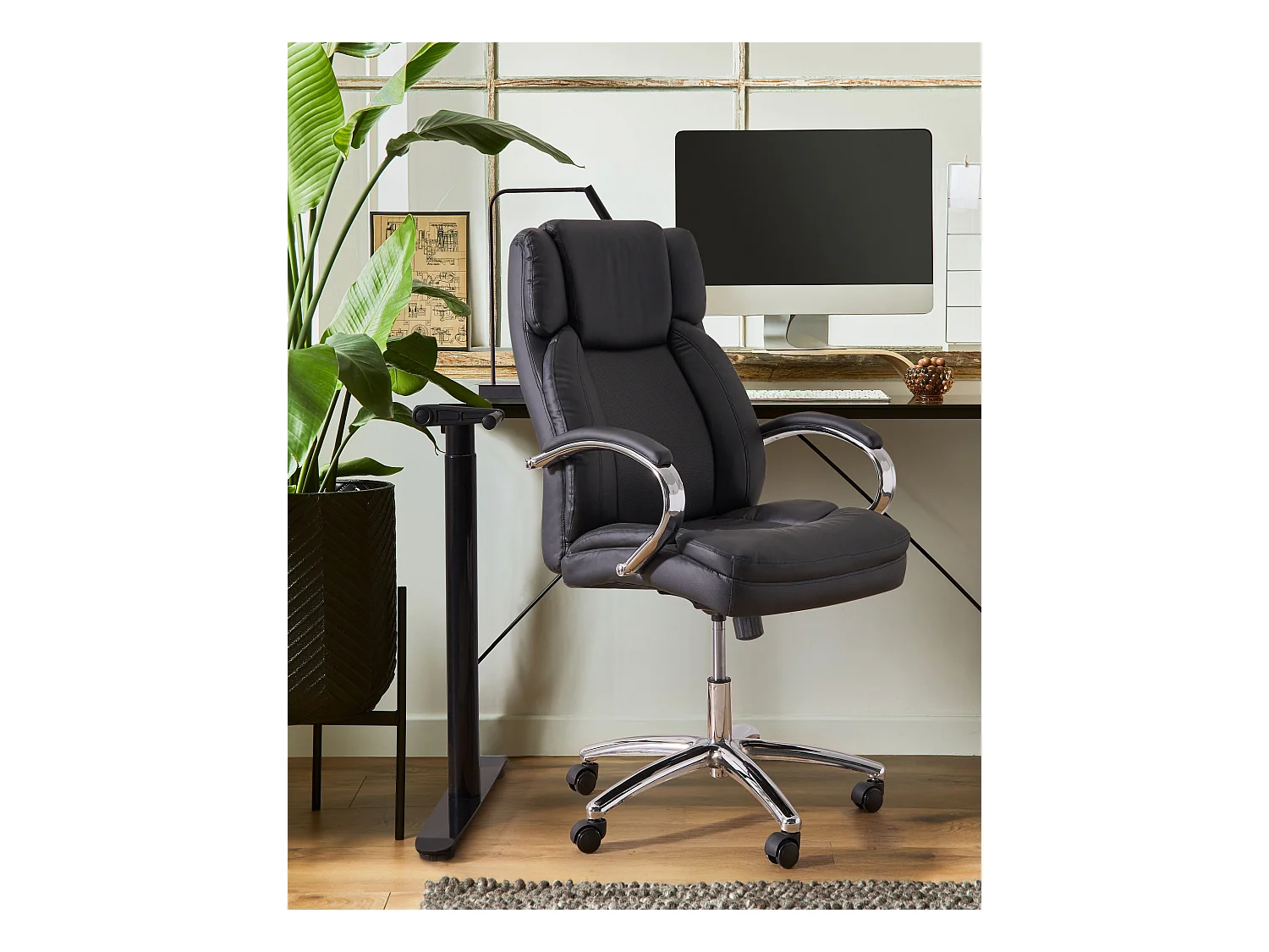 Fauteuil de bureau HONOR Cuir PU Noir