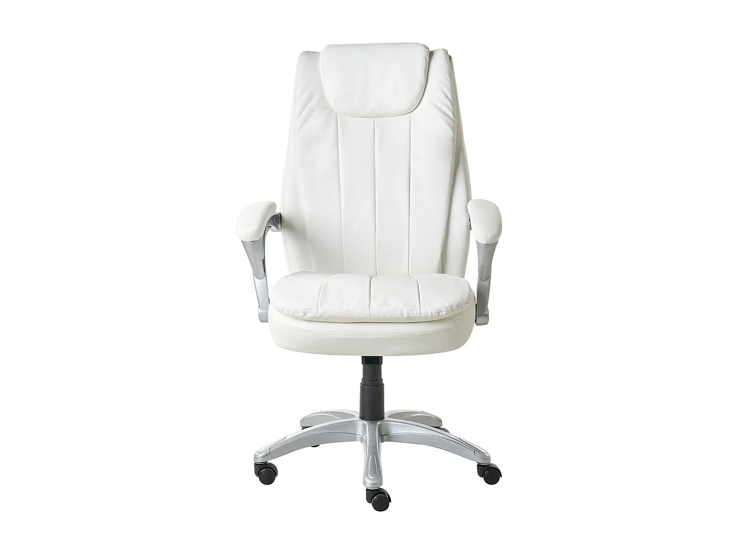 Fauteuil de bureau CHIEF Cuir PU Blanc cassé
