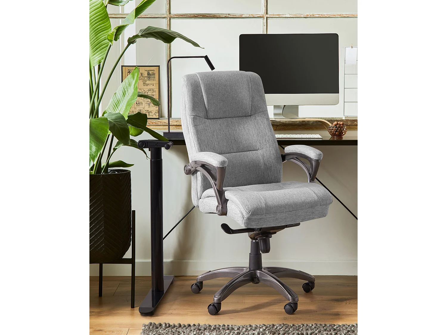 Fauteuil de bureau MAGNUS Lin Gris