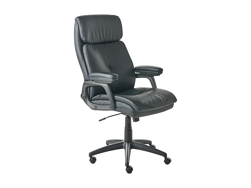 Silla ejecutiva giratoria DIRECTOR Piel sintética Negro