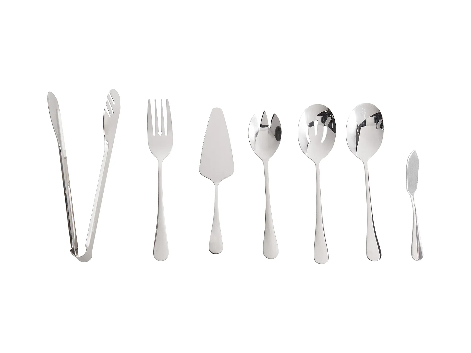 Lot de 7 ustensiles de cuisine ZITI Argenté