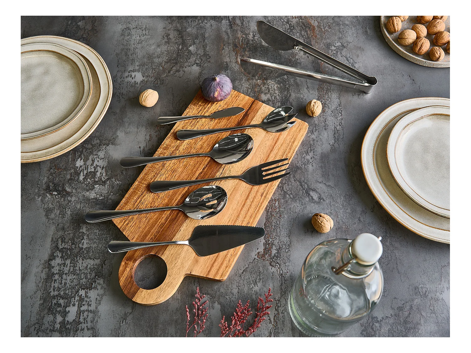 Lot de 7 ustensiles de cuisine ZITI Argenté