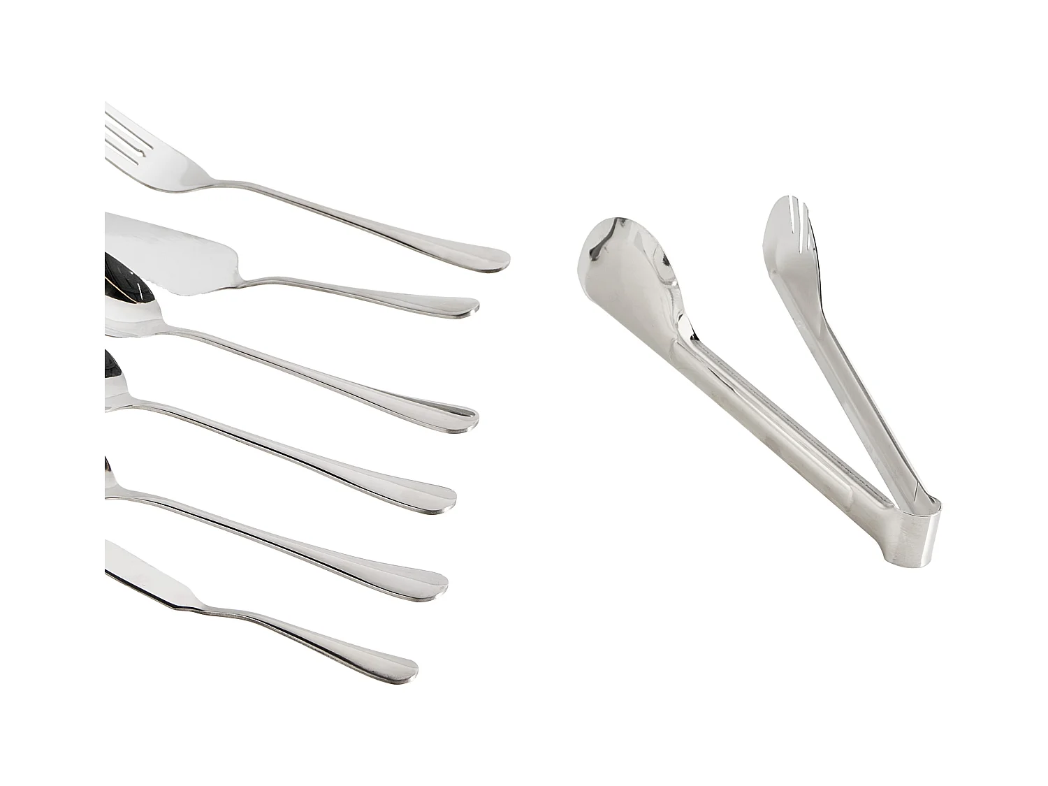 Lot de 7 ustensiles de cuisine ZITI Argenté