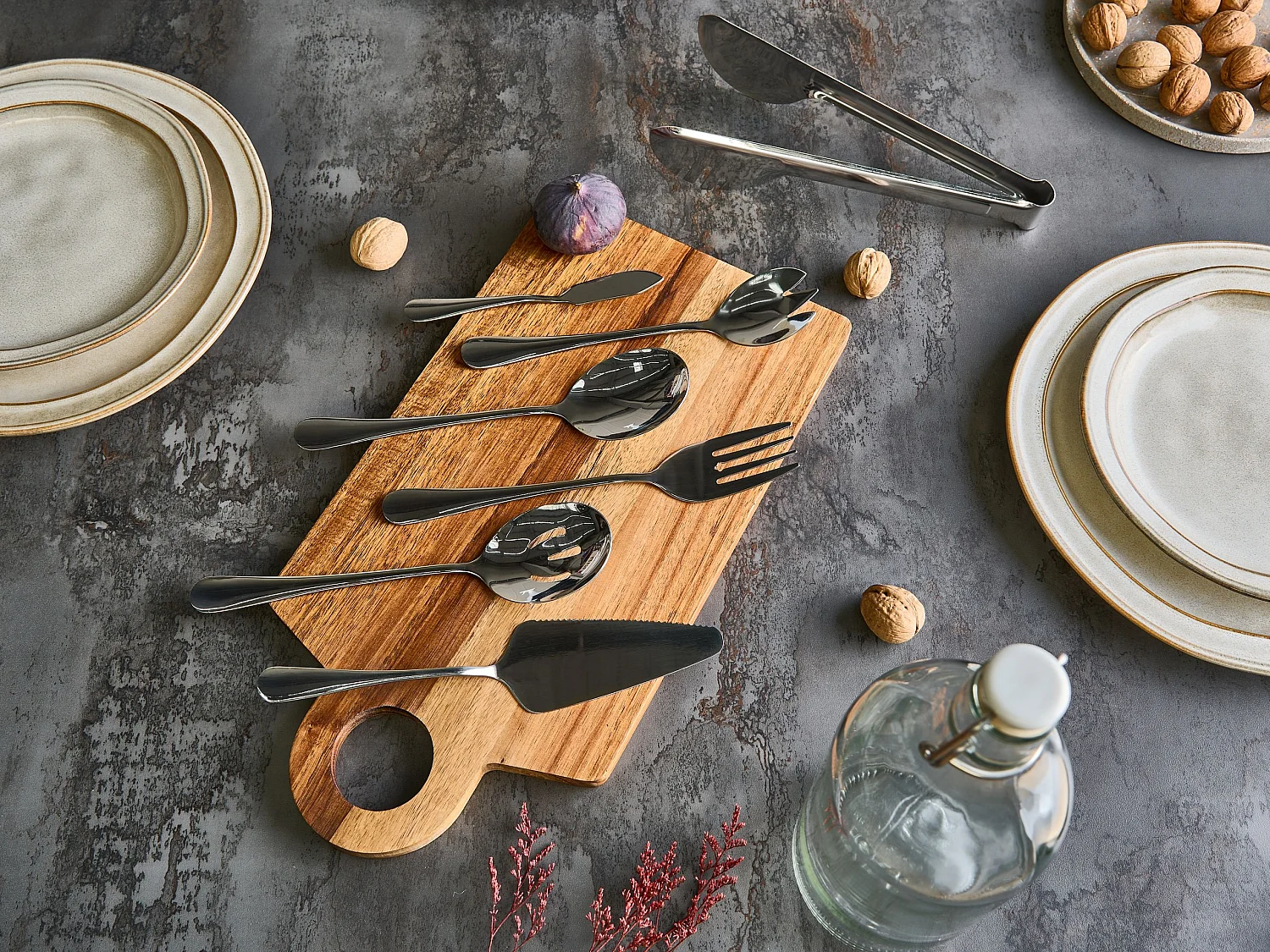 Lot de 7 ustensiles de cuisine ZITI Argenté