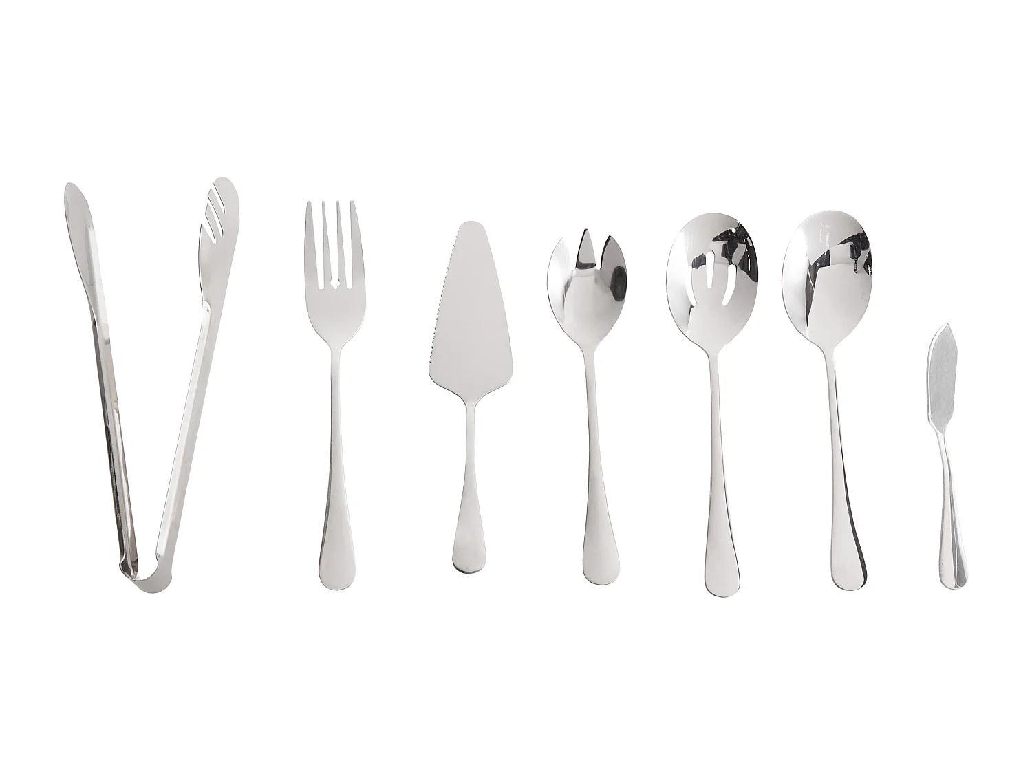 Lot de 7 ustensiles de cuisine ZITI Argenté