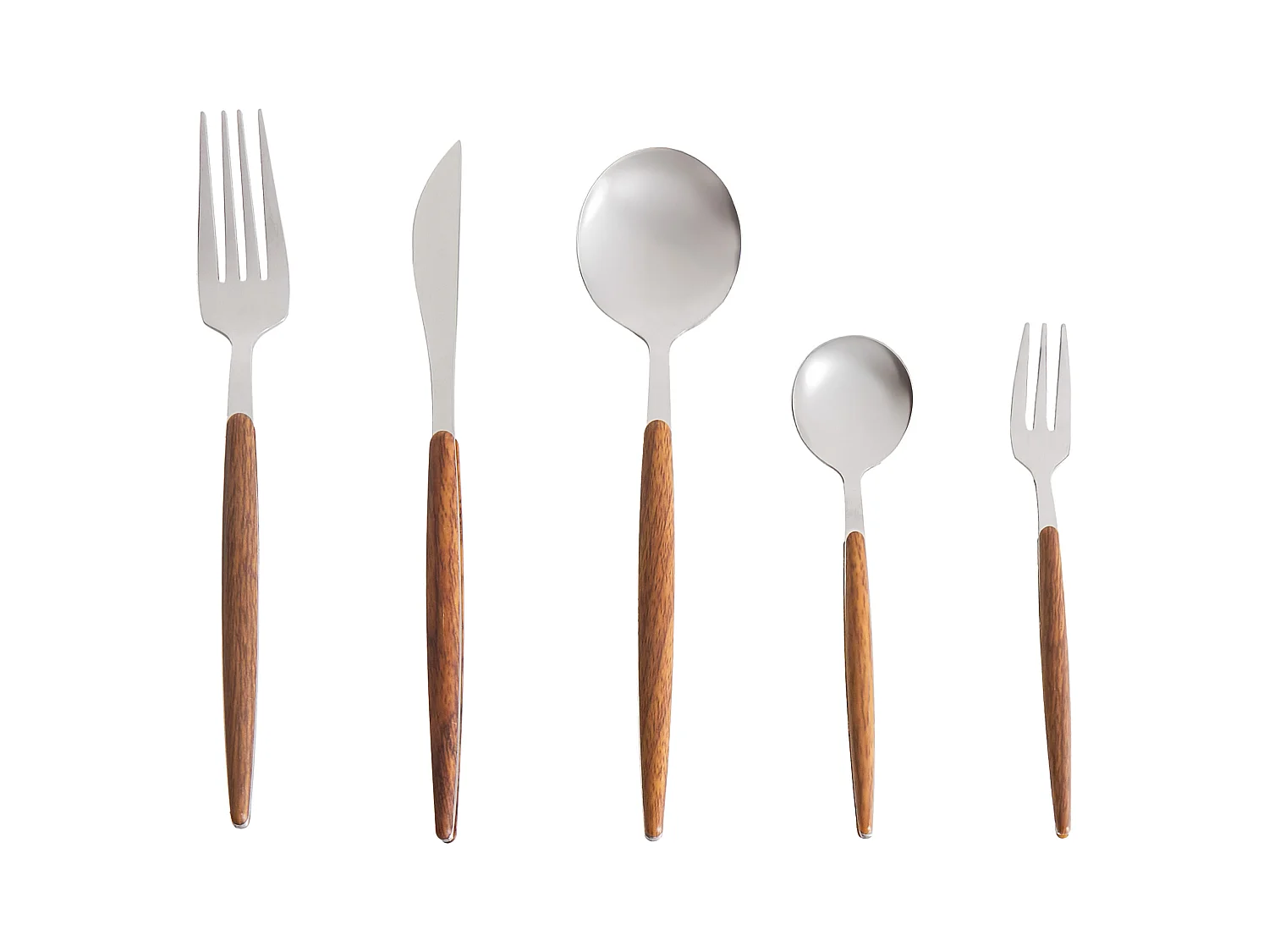 Set de 30 couverts GEMELLI Argenté