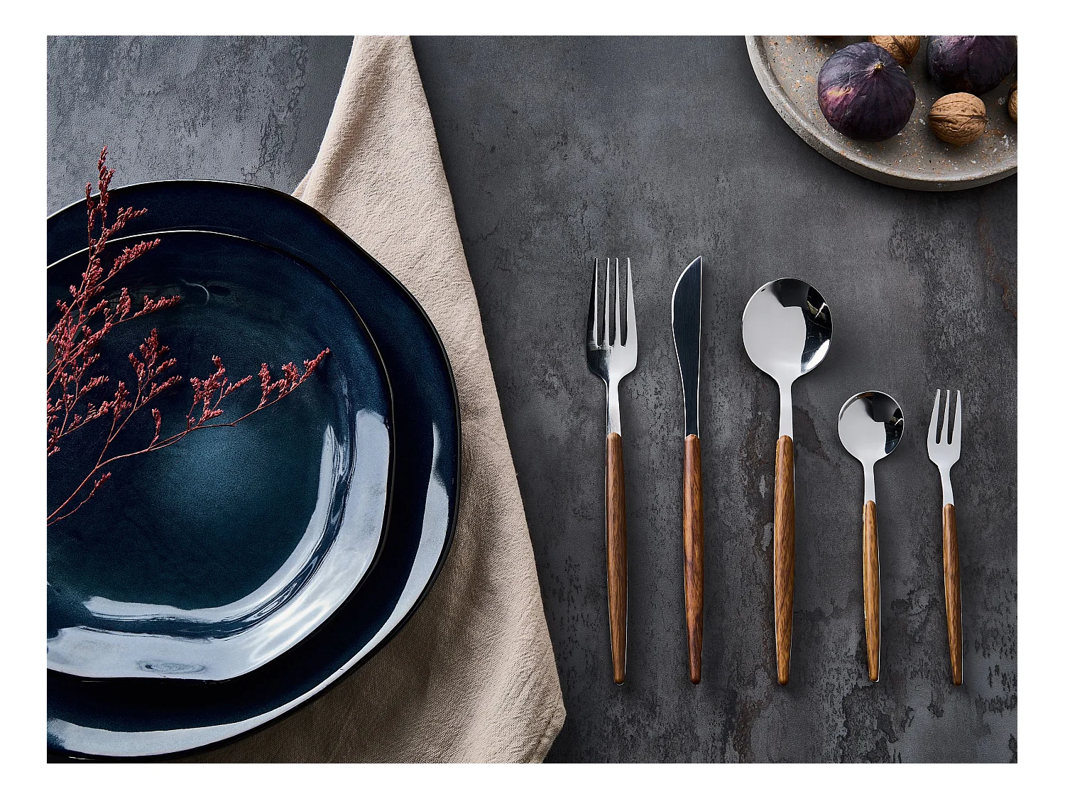 Set de 30 couverts GEMELLI Argenté