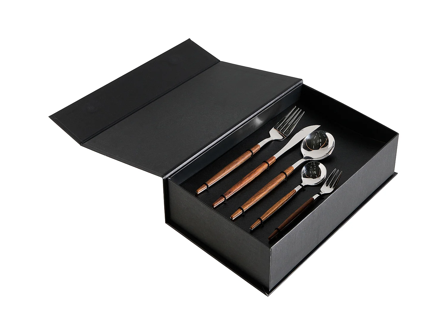 Set de 30 couverts GEMELLI Argenté