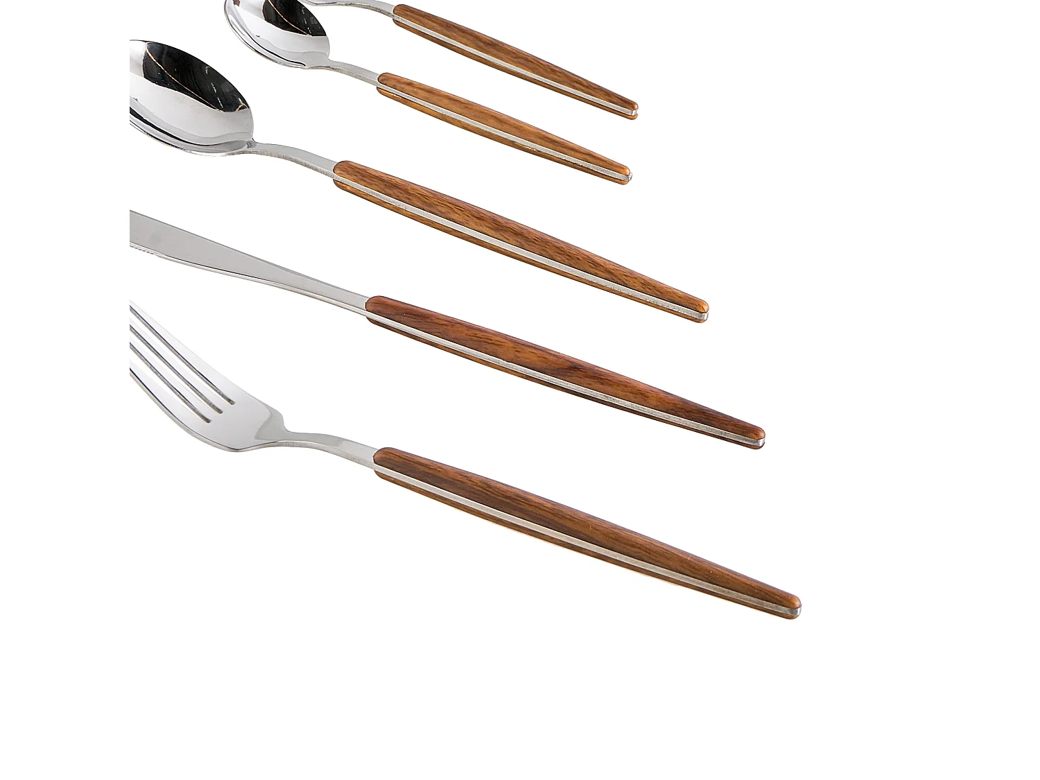 30 Piece Cutlery Set GEMELLI Silver