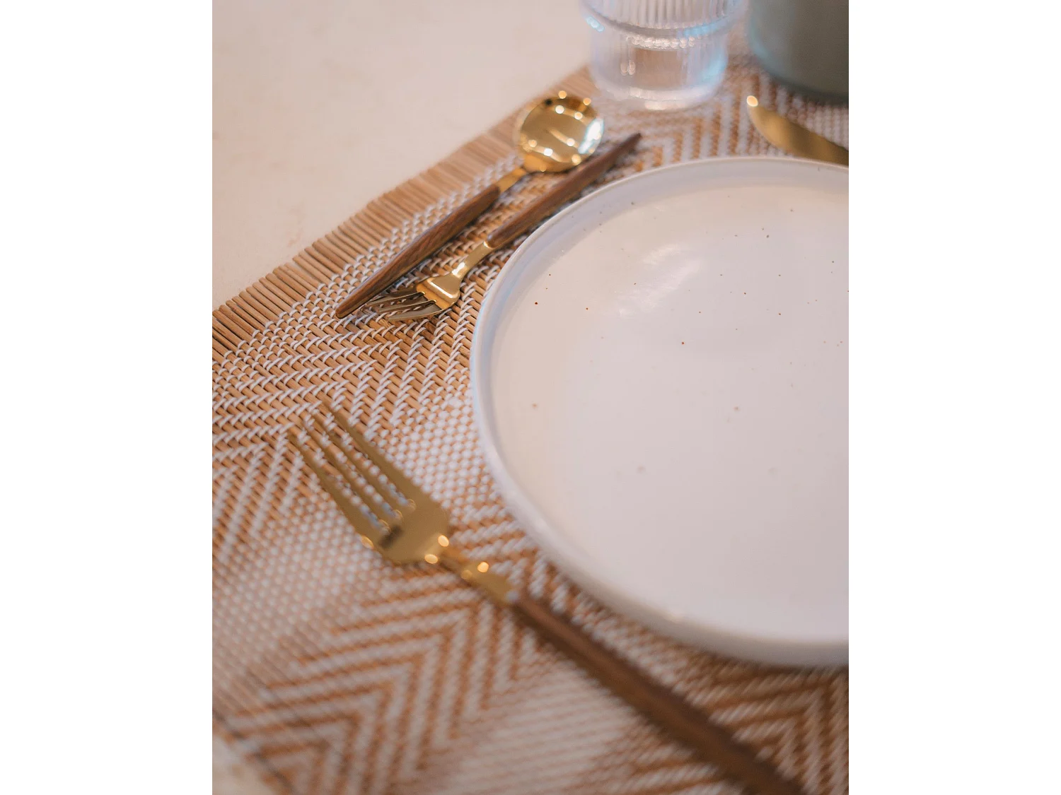 30 Piece Cutlery Set GEMELLI Gold