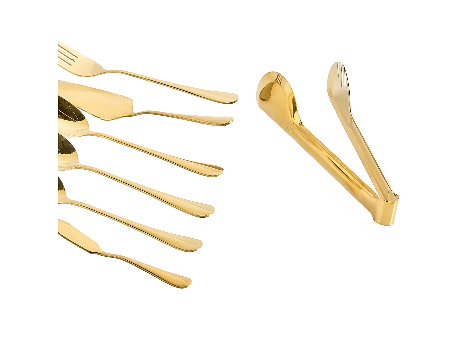 7 Piece Kitchen Utensil Set ZITI Gold