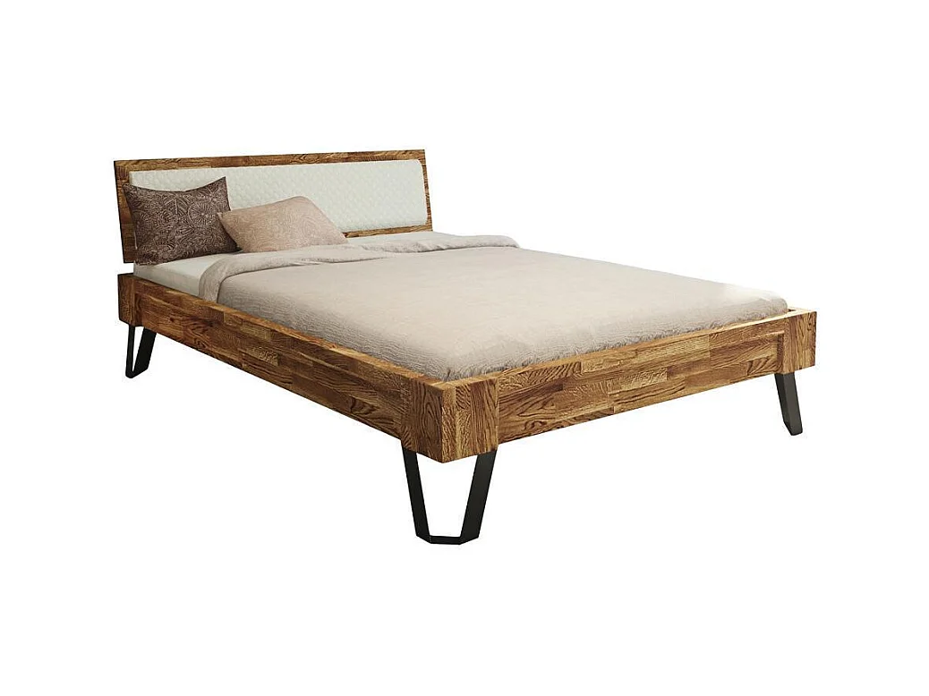 Bed 2.17x1.49x0.83 m Eiken rustiek ruimte 140