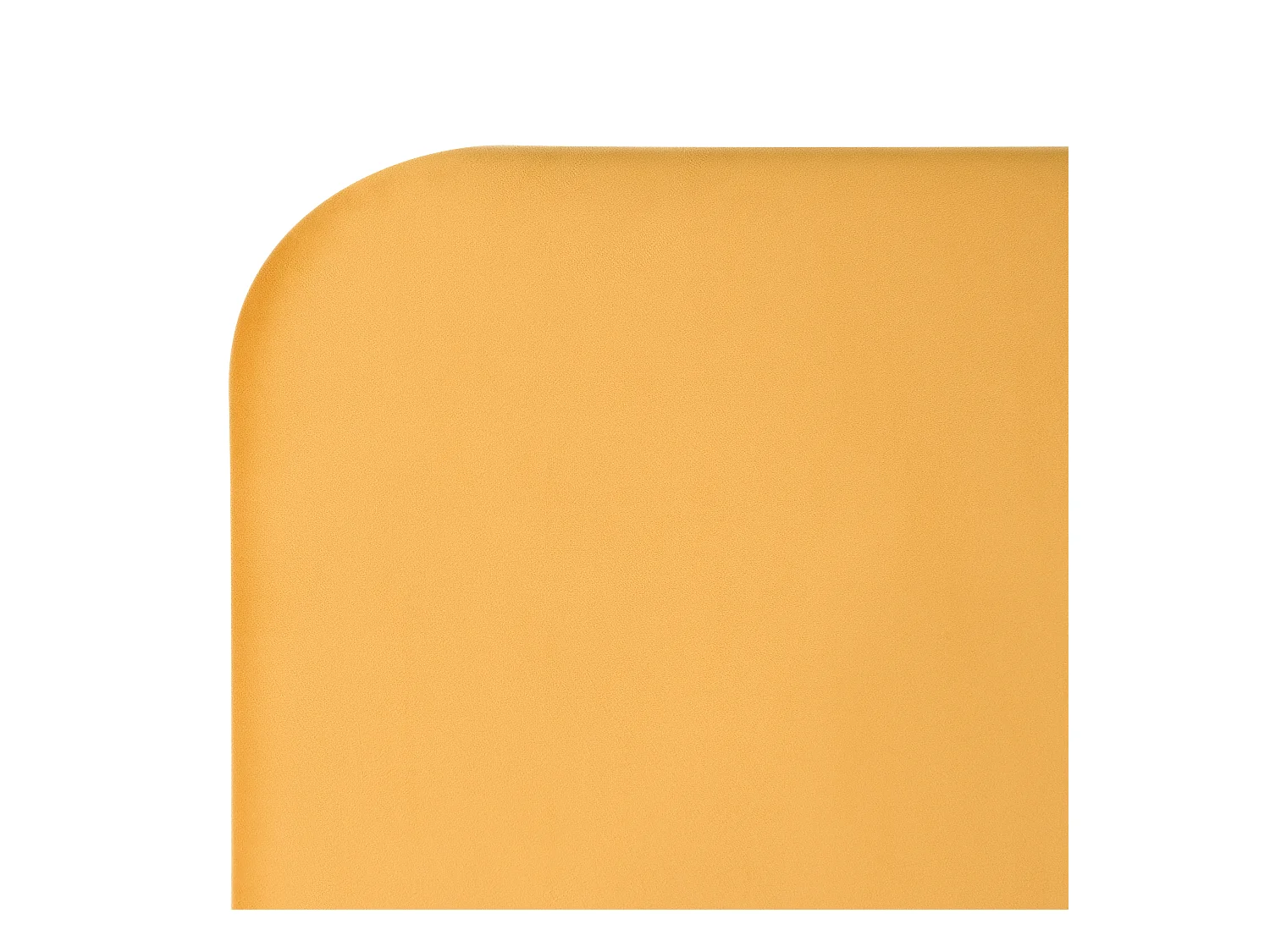 Lit avec sommier Velours FLAYAT 120 x 200 cm Jaune