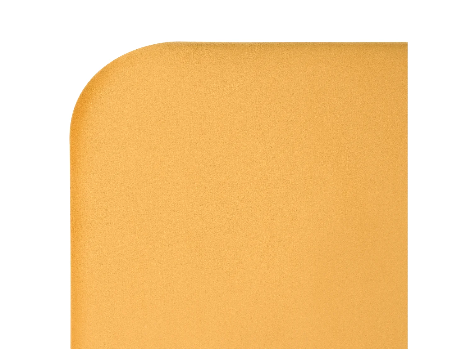 Lit avec sommier Velours FLAYAT 120 x 200 cm Jaune