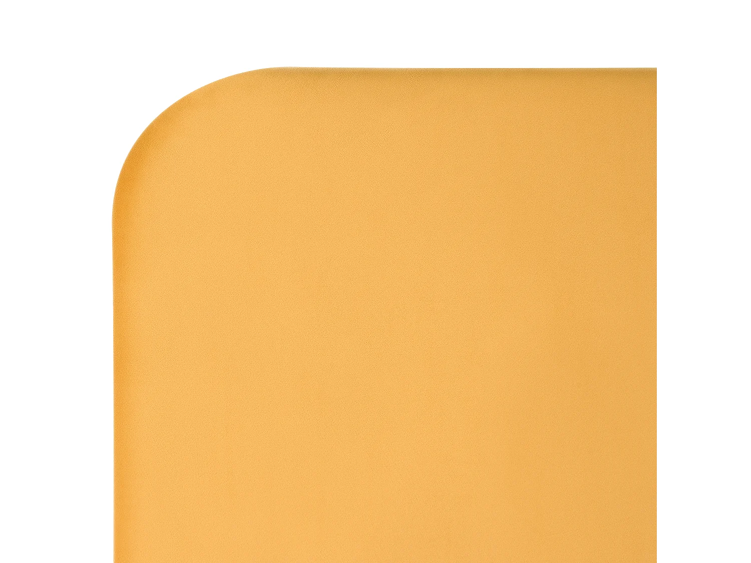 Lit avec sommier Velours FLAYAT 120 x 200 cm Jaune