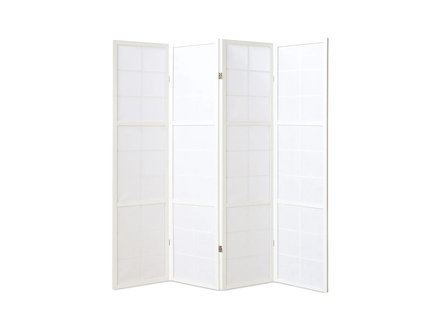 Kamerscherm 176x2,2x175 cm wit Shoji