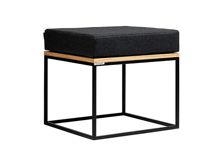 Pouf zwart Tensio solide poef