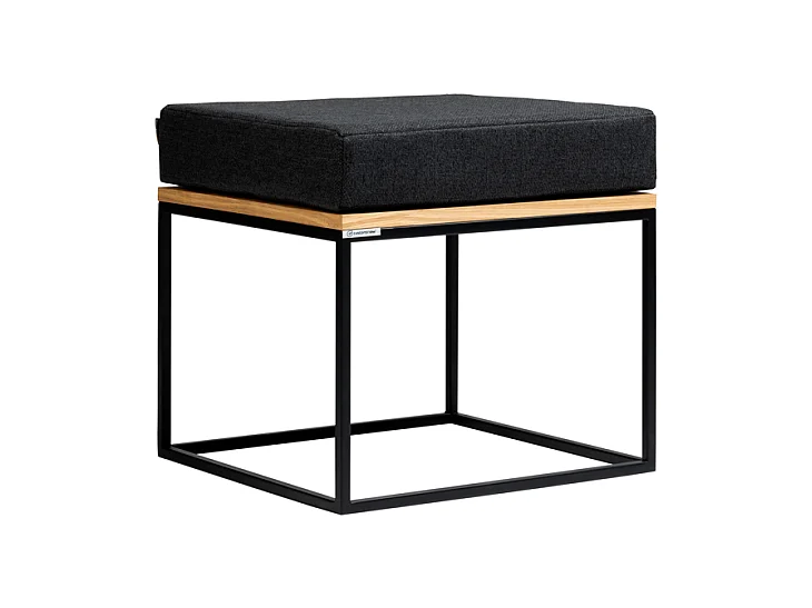 Pouf zwart Tensio solide poef