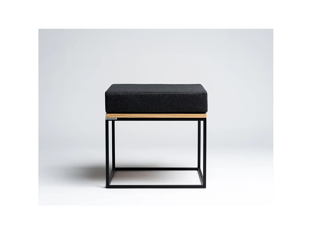 Pouf zwart Tensio solide poef