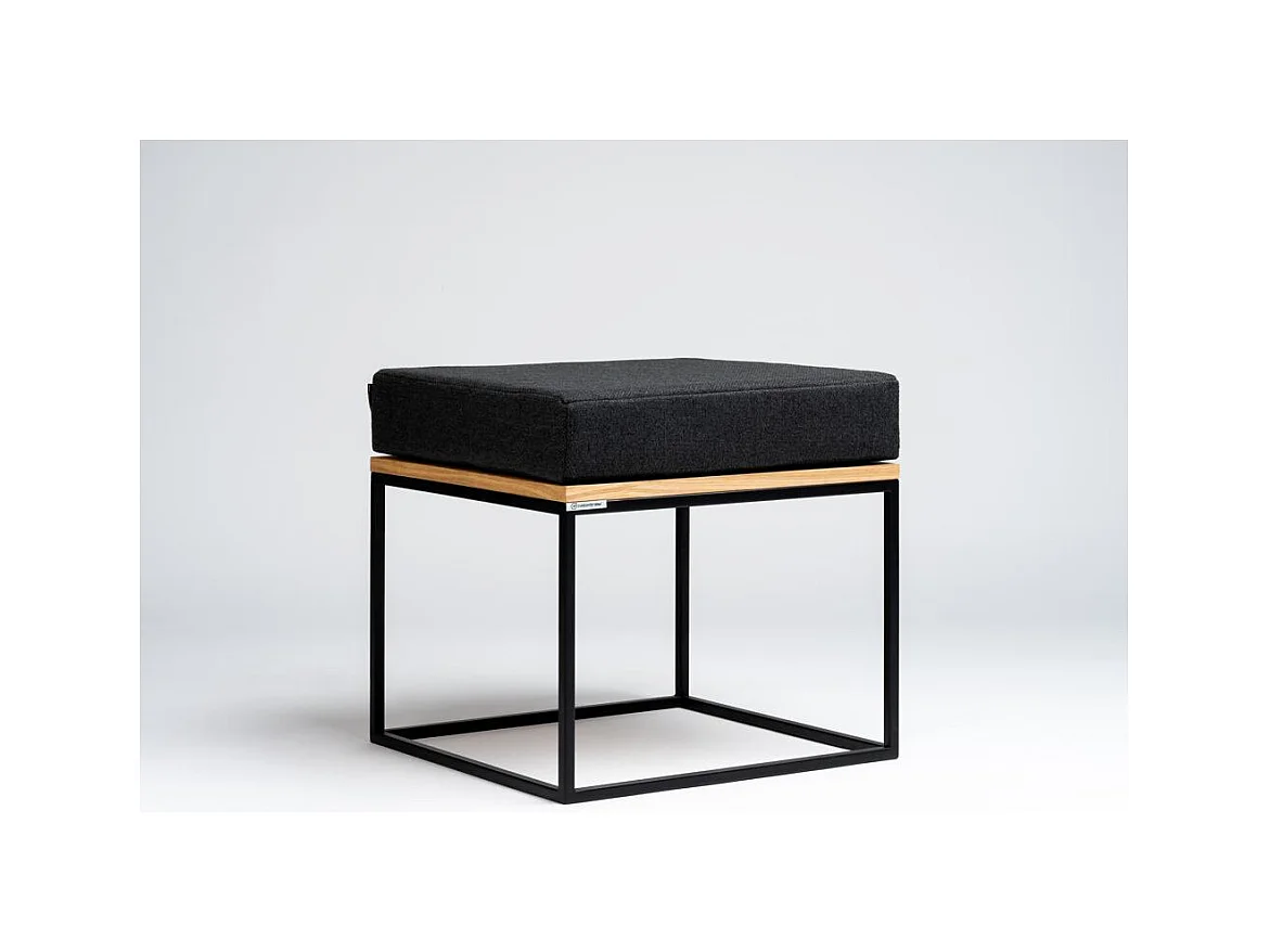 Puf negro Tensio sólido puf